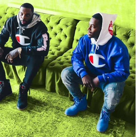 COPY - Champion X Timberland Collaboration Hoodie Mens Size Small - Picture 2 of 16